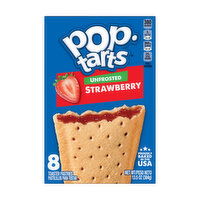 Pop-Tarts Unfrosted Strawberry Toaster Pastries, 13.5 Ounce