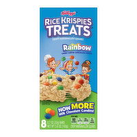 Rice Krispies Treats Marshmallow Snack Bars, Kids Snacks, Rainbow, 5.6 Ounce