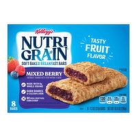 Nutri-Grain Mixed Berry Soft Baked Breakfast Bars (8-count), 10.4 Ounce