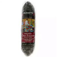 Busseto Salami Peppered Chubs, 8 Ounce