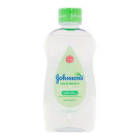 Johnson's Baby Oil, Aloe Vera, 14 Ounce