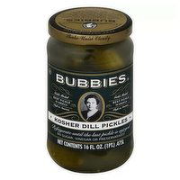 Bubbies Kosher Dills, 16 Ounce