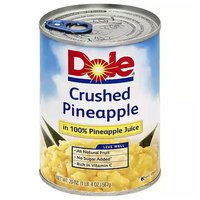 Dole Crushed Pineapple in Natural Juice, 20 Ounce