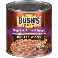 Bush's Best Baked Beans, Maple & Cured Bacon, 16 Ounce