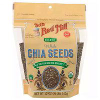 Bob's Red Mill Organic Whole Chia Seeds, 12 Ounce