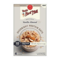 Bob's Red Mill Vanilla Almond Whole Grain Overnight Protein Oats, 2.12 Ounce