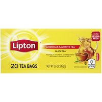 Lipton Tea Bags, 20 Each