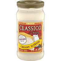 Classico Pasta Sauce,  Creamy Alfredo, 15 Ounce