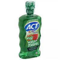 Act Kids' Mouthwash, Wild Watermelon, 16.9 Each