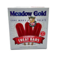 Meadow Gold Frozen Treats, Strawberry, 6 Each