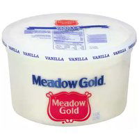 Meadow Gold Ice Cream,  Vanilla, 4 Quart