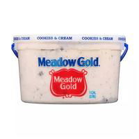 Meadow Gold Ice Cream, Cookies 'N Cream, 4 Quart