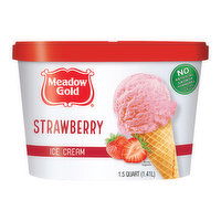 Meadow Gold Strawberry Ice Cream, 48 Ounce