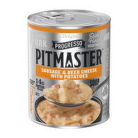 Progresso Pitmaster Sausage & Beer Cheese with Potatoes Soup, 18 Ounce