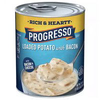Progresso Rich & Hearty Soup, Loaded Potato with Bacon, 18.5 Ounce