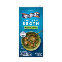 Progresso Reduced Sodium Chicken Broth, 32 Ounce