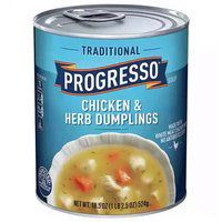 Progresso Traditional Soup, Chicken & Herb Dumplings
, 18.5 Ounce