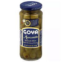 Goya Stuffed Manzanilla Spanish Olives, 6.25 Ounce