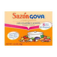 Sazon Goya Coriander & Annatto Seasoning, 1.41 Ounce