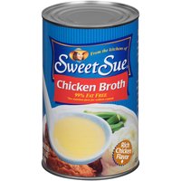 Sweet Sue Chicken Broth, Club Pack, 49.5 Ounce
