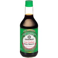 Kikkoman Soy Sauce, Less Sodium, 20 Ounce