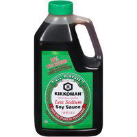 Kikkoman Soy Sauce, Less Sodium, 1.25 Quart