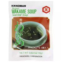 Kikkoman Instant Wakame Soup, Seaweed, 0.63 Ounce