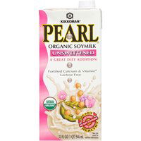 Kikkoman Pearl Soymilk, Unsweetened, 32 Ounce