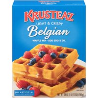 Krusteaz Light & Crispy Belgian Waffle Mix, 28 Ounce