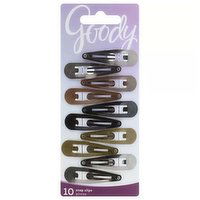 Goody Women's Classic Contour Clips, 10 Each