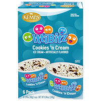 Kemps Ittibitz Cookies & Cream, 6 Each