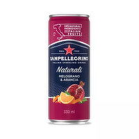 San Pellegrino Sparkling Beverage, Melograno Arancia (6-pack), 66.9 Ounce