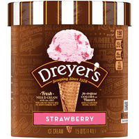 Dreyer's Classic Ice Cream, Strawberry, 48 Ounce