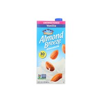 Almond Breeze Unsweetened Almondmilk, Vanilla, 32 Ounce