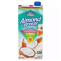 Almond Breeze Almondmilk, Unsweetened, Coconut, 32 Ounce