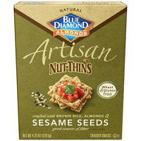 Blue Diamond Almonds Artisan Nut-Thins Sesame Seeds Cracker, 1 Ounce