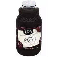 L&A 100% All Prune Juice, 32 Ounce