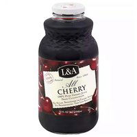 L&A All Cherry Juice, 32 Ounce