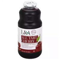 L&A 100% Juice, Tart Cherry, 32 Ounce