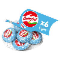 Babybel Light Mini Semisoft Cheese, 6 count, 4.2 Ounce