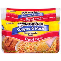 Maruchan Beef Ramen Noodle, 3 Ounce