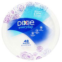 Dixie 8 1/2" Plate, 48 Each