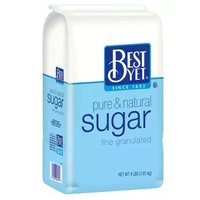 Best Yet Granulated Sugar, 4 Pound