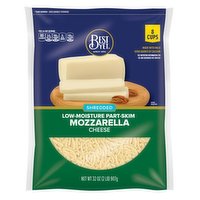 Best Yet Shred Mozzarella Cheese, Value Pack, 32 Ounce