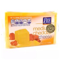 Best Yet Medium Cheddar Cheese, 16 Ounce