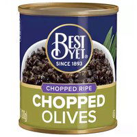 Best Yet Chopped Olives, 4.25 Ounce