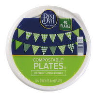 Best Yet Compostable Plates 6in, 40 Each