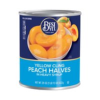 Best Yet Peach Halves, 29 Oz, 29 Ounce