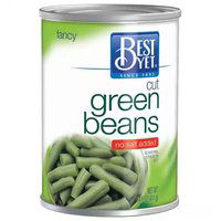 Best Yet Cut Green Beans, No Salt, 14.5 Ounce