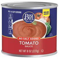 Best Yet Tomato Sauce, No Salt, 8 Ounce